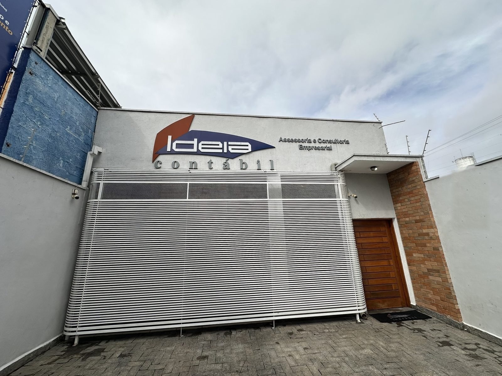 Fachada do escritório Ideia Contábil em Caçapava — SP